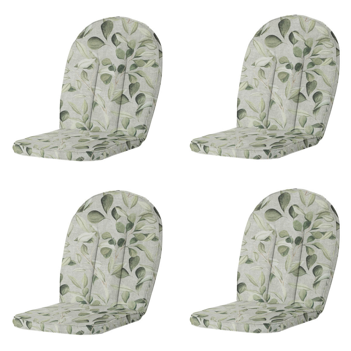 GARTENSTUHLKISSEN Diez 105/52 cm 4er-Set - Multicolor, Textil (52/5/105cm) - Madison