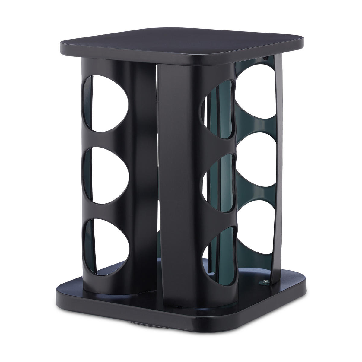 13-DIELNY stojan na korenie - viacfarebná, kov/sklo (20/22/20cm) - Relaxdays