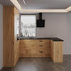 ECKKÜCHE 210 × 320 ×150 cm - Langen K103-M680 - in Artisan Eiche - Schwarz/Eiche Artisan, Holz/Holzwerkstoff (320/212/210cm)