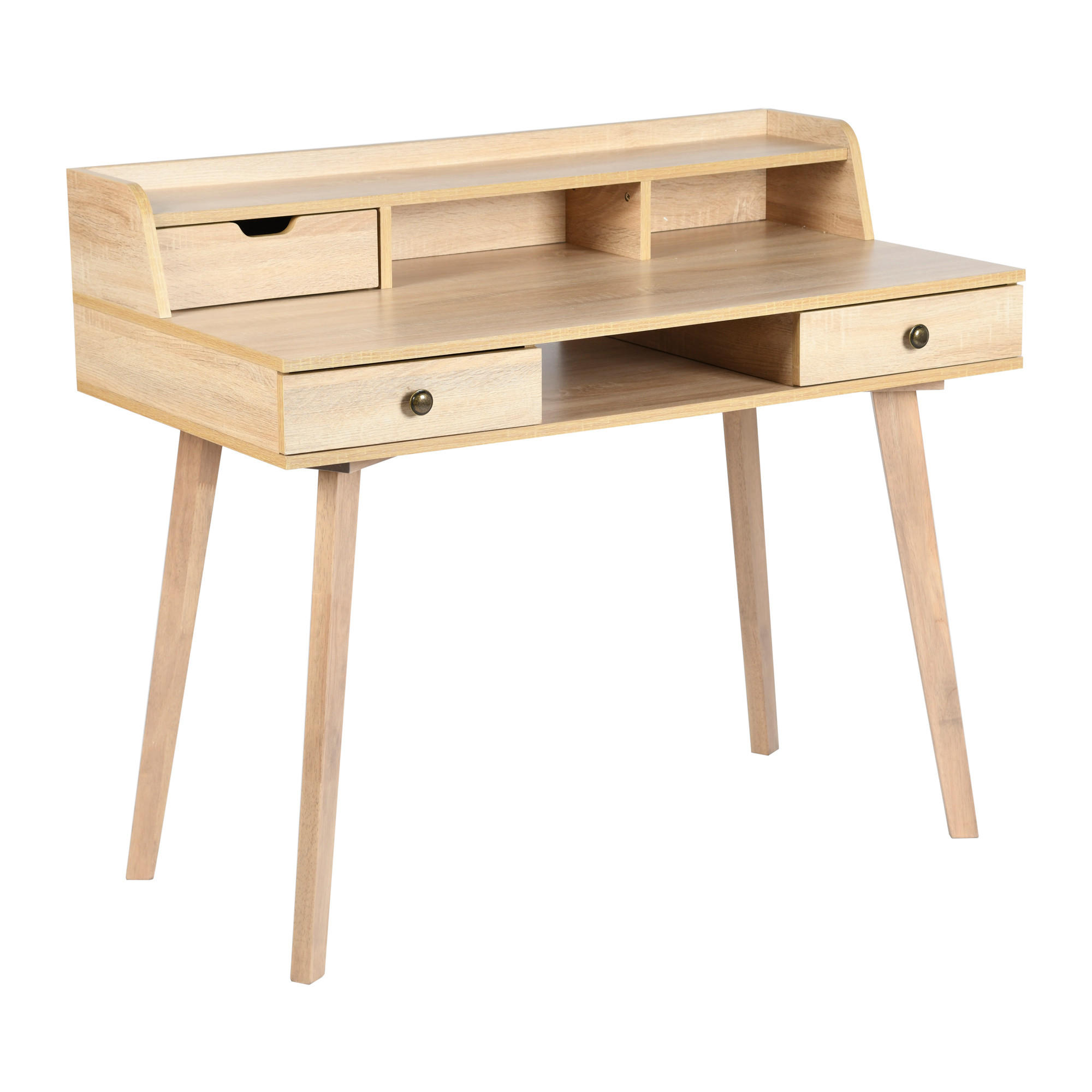 SCHREIBTISCH 100/50/91cm Beige - Beige, Holz/Holzwerkstoff (105/55/90cm) - Urban Meuble