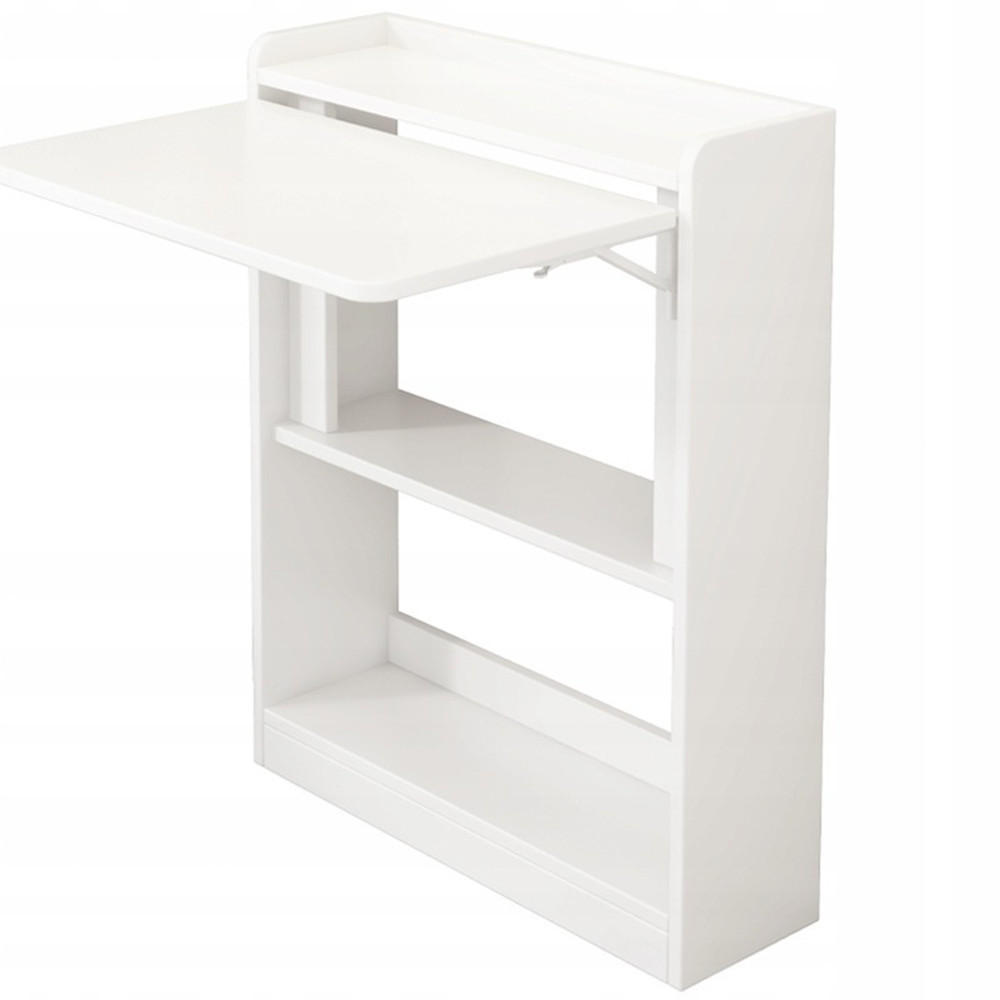 WANDSCHREIBTISCH, ZUSAMMENKLAPPBAR, weiß 82/64/20 cm - Weiß, Holzwerkstoff (20/64/82cm)