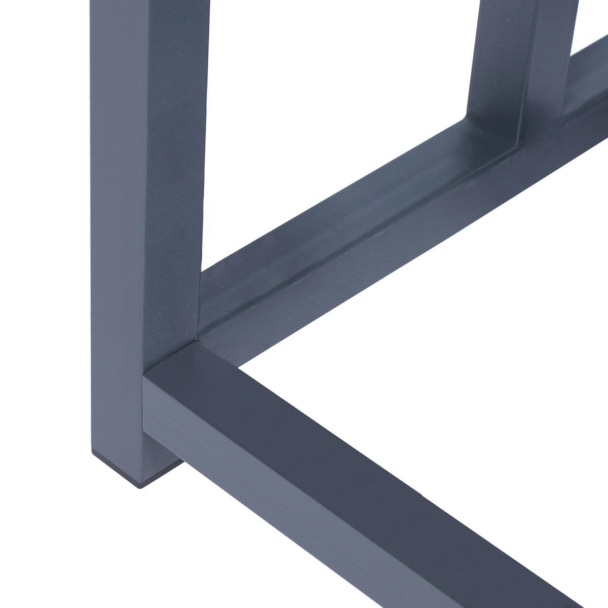 KAMINHOLZREGAL - Anthrazit, Metall (70.5/145/145.3cm) - ML-DESIGN