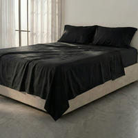 OBERLAKEN Basic Schwarz 210x270 cm (Komfortgrösse) - Schwarz, Textil (210/270cm) - Happy Friday