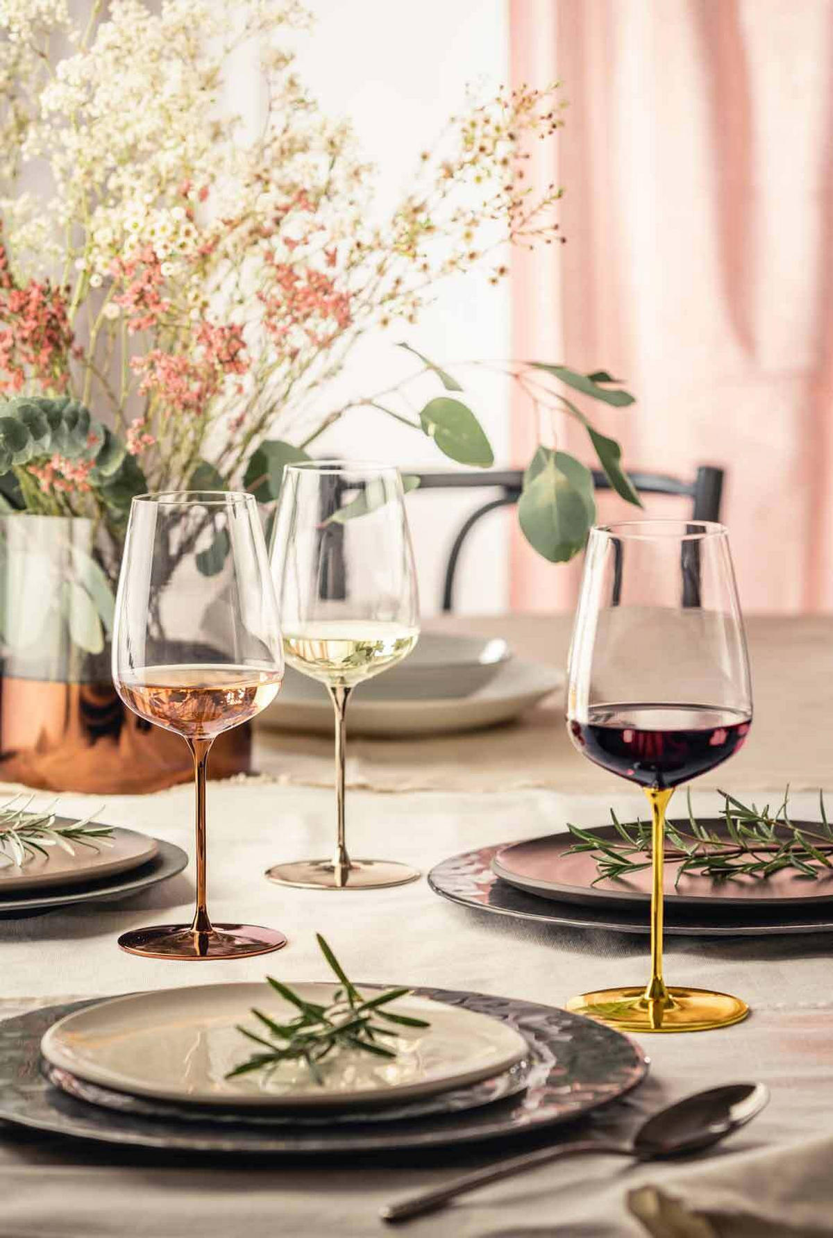 ALLROUND-WEINGLÄSER Essenca SensisPlus Gold Edition bronze 580 ml 2er Set - Bronzefarben, Glas (0.58L) - Eisch