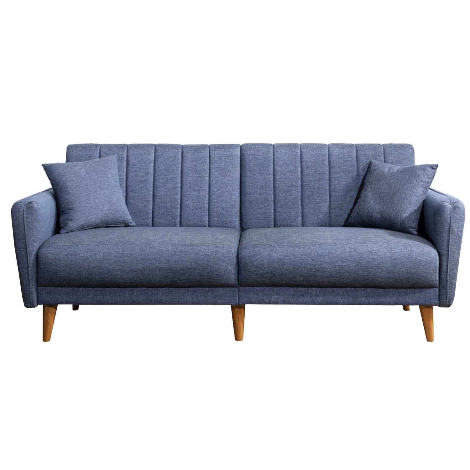EINZELSOFA aqua Blau - Blau, Textil (85/85/205cm) - Habitat Garten