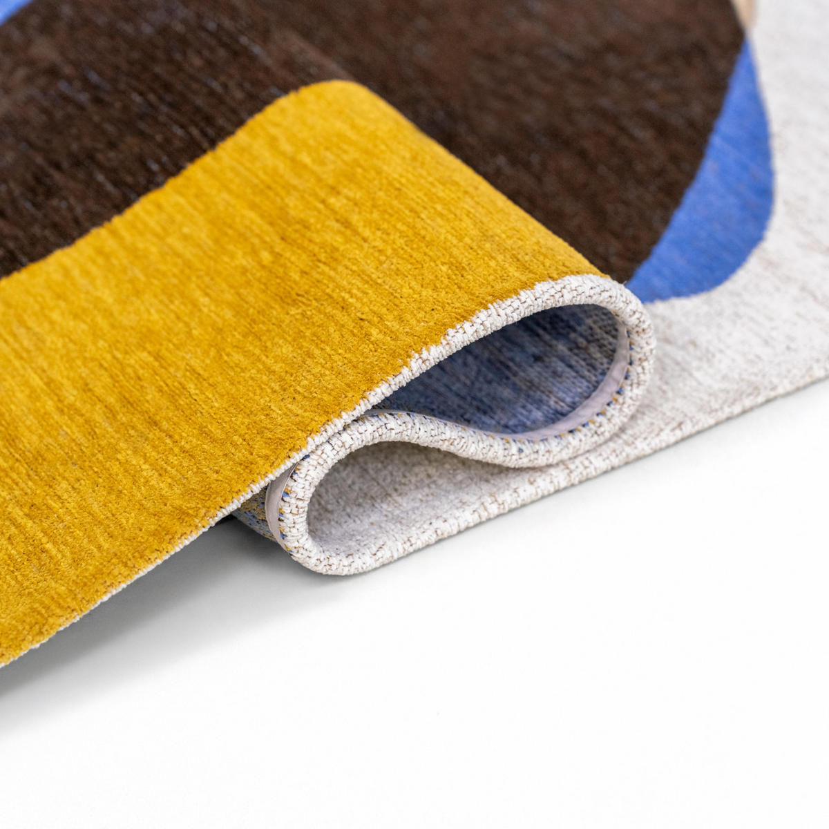 PREPROGA Stones Sunny Blue 100/140 cm - modra, umetna masa/tekstil (100/140cm) - Louis De Poortere