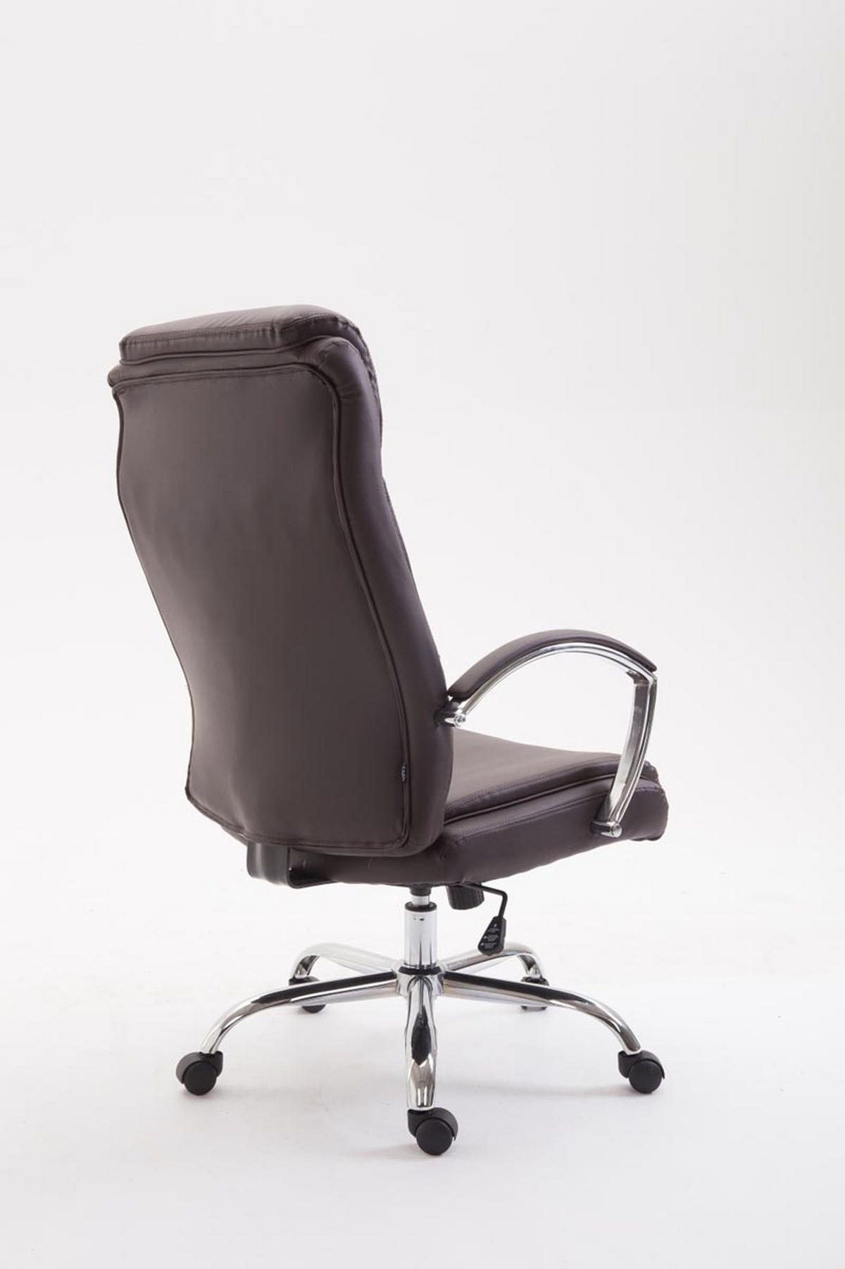 BÜROSTUHL Volute, Kunstleder Braun - Braun, Textil/Metall (65/125/73cm) - TPFLiving