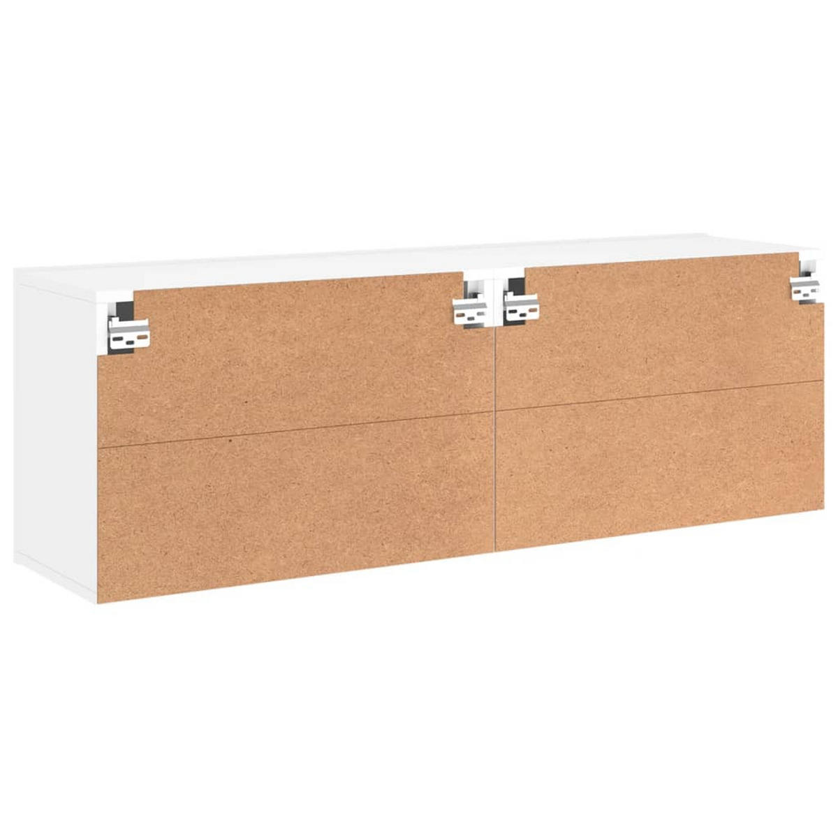 TV-WANDSCHRÄNKE 2er Set Weiss 60/30/41 Cm - Weiß, Holzwerkstoff (41/60/30cm) - vidaXL