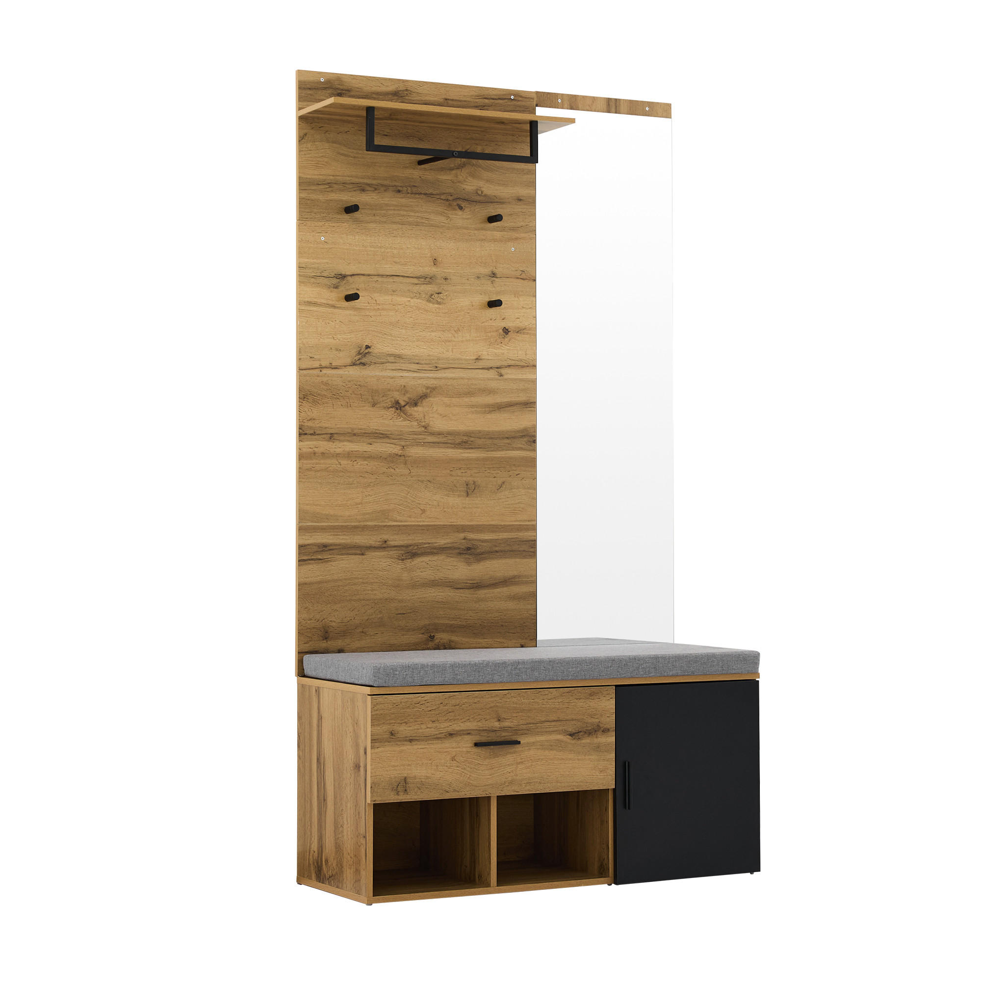 Urban Meuble Garderobenset Eiche San Remo 104x190x39 cm