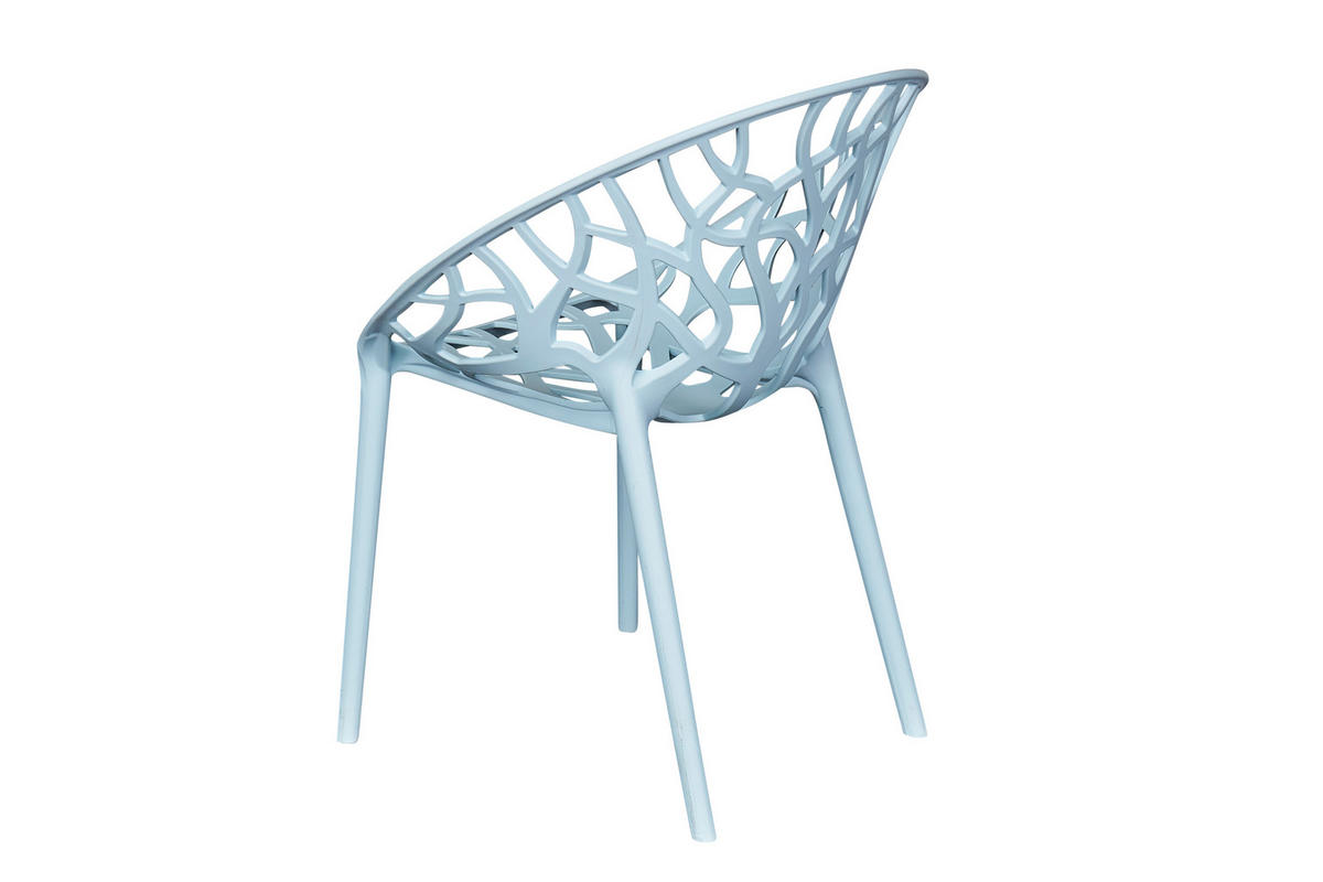 STAPELSTUHL Bilby 62x58x80 cm, Kunststoff, Blau - Blau, Kunststoff (58/80/62cm) - dasmöbelwerk