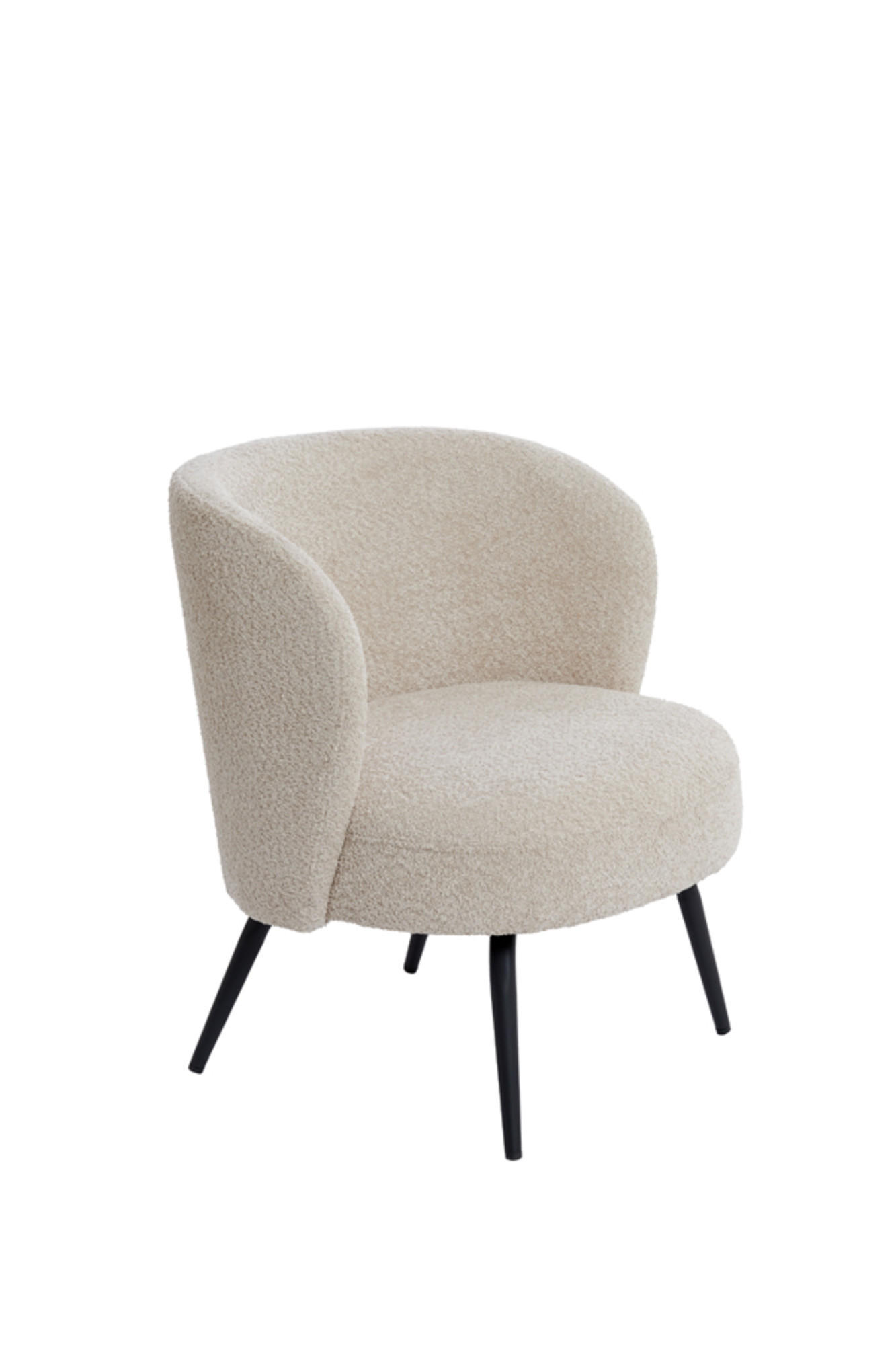SESSEL Dieyda Braun 68/67/72 cm - Beige, Textil (68/72/67cm) - Light & Living