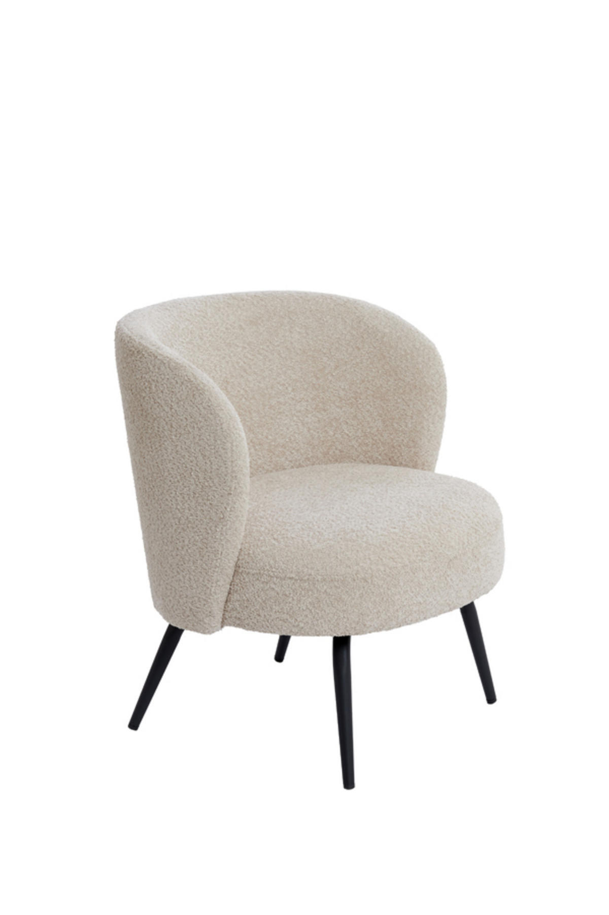 SESSEL Dieyda Braun 68/67/72 cm - Beige, Textil (68/72/67cm) - Light & Living