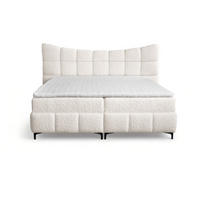 BOXBETT Nova In Rolf - Creme, Holzwerkstoff/Textil (140/200cm) - Fun Möbel