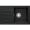 SPÜLBECKEN Kopenhagen Easy, 2-er set Anthrazit 70/44 cm 1 Becken + Ablauf-Set ab 45er Unterschrank - Chromfarben/Anthrazit, Kunststoff (70/20/44cm) - Primagran