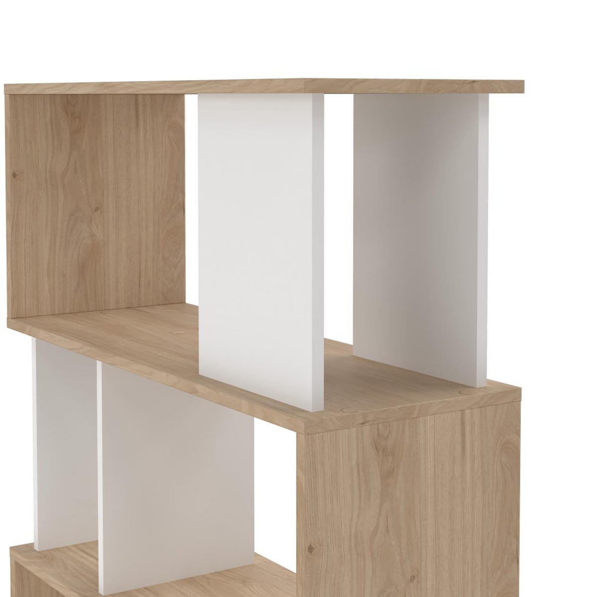 REGAL, Maze, Nussbaum, Holzwerkstoff, 80 x 30 x 174 cm - Nussbaumfarben, Holzwerkstoff (80/174/30cm) - ebuy24