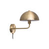 WANDLAMP Bonnet Antiek 25/20/18 cm - Goldfarben, Metall (20/18/25cm) - Leitmotiv