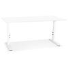 SCHREIBTISCH Höhenverstellbar Ergonomisch Design PELANO, Weiß 160x80x86,2 cm - Weiß, Holz/Metall (80/160/86cm) - KADIMA DESIGN