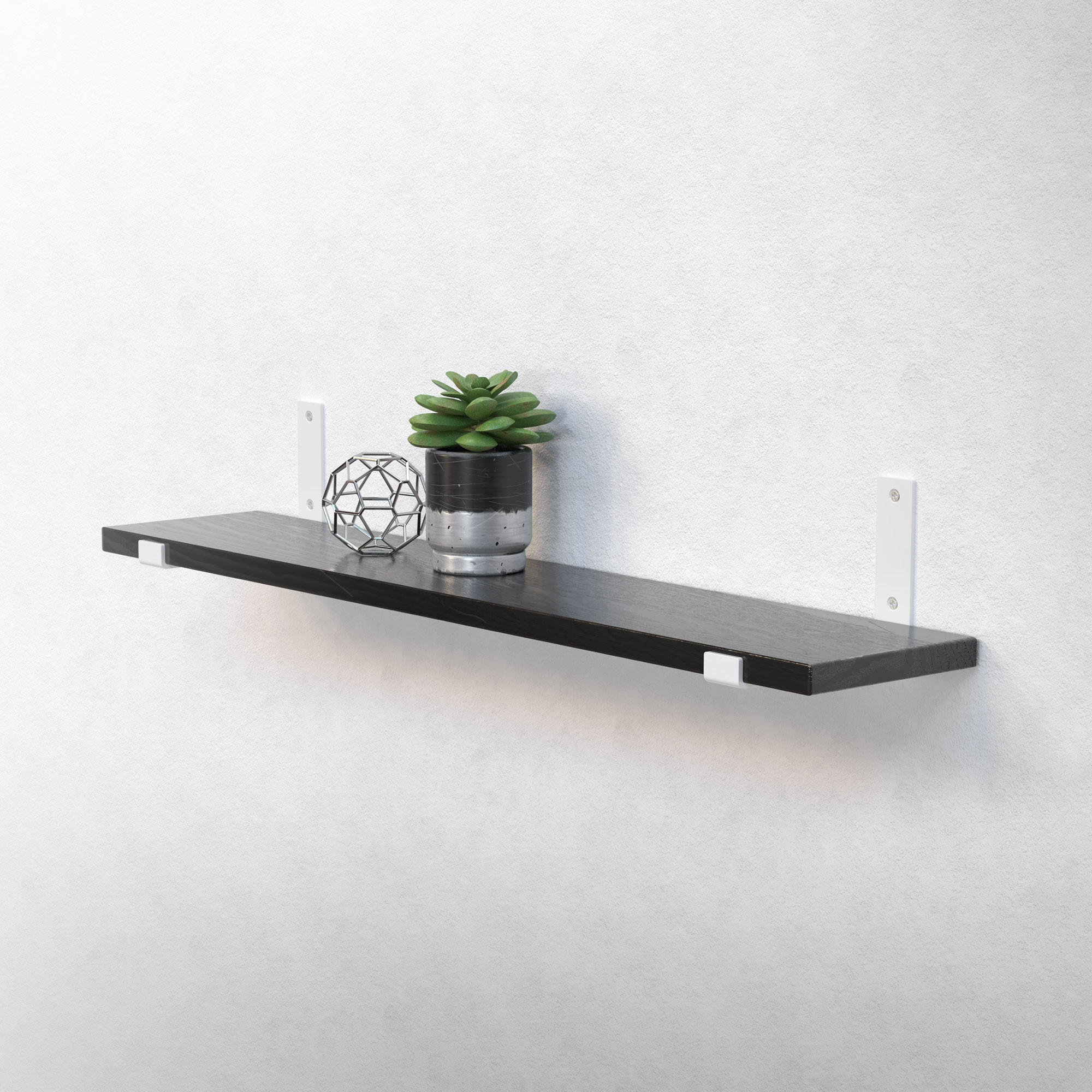 REGALHALTERUNG - Weiß, Metall (14.5/4/21cm) - ML-DESIGN