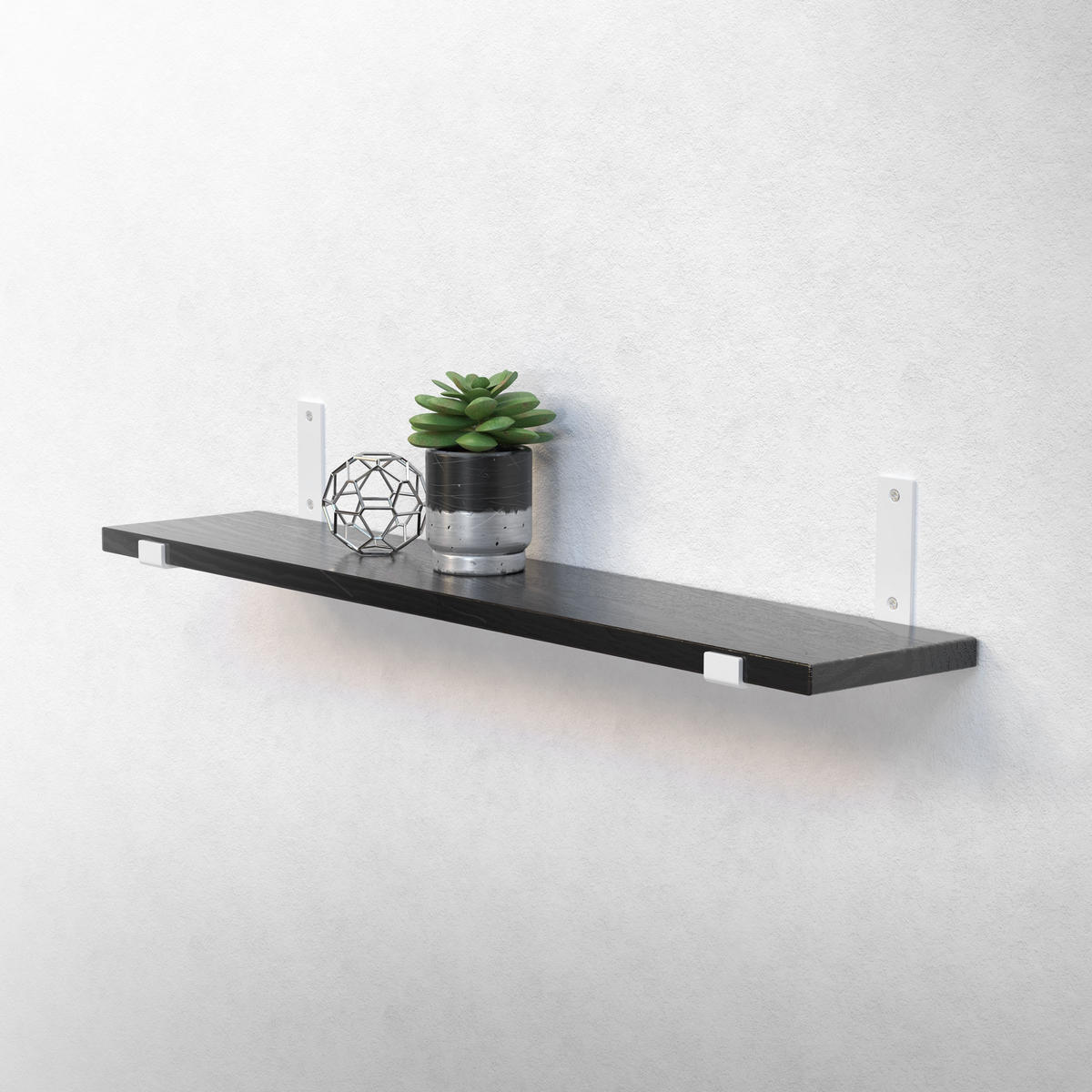 REGALHALTERUNG - Weiß, Metall (14.5/4/21cm) - ML-DESIGN
