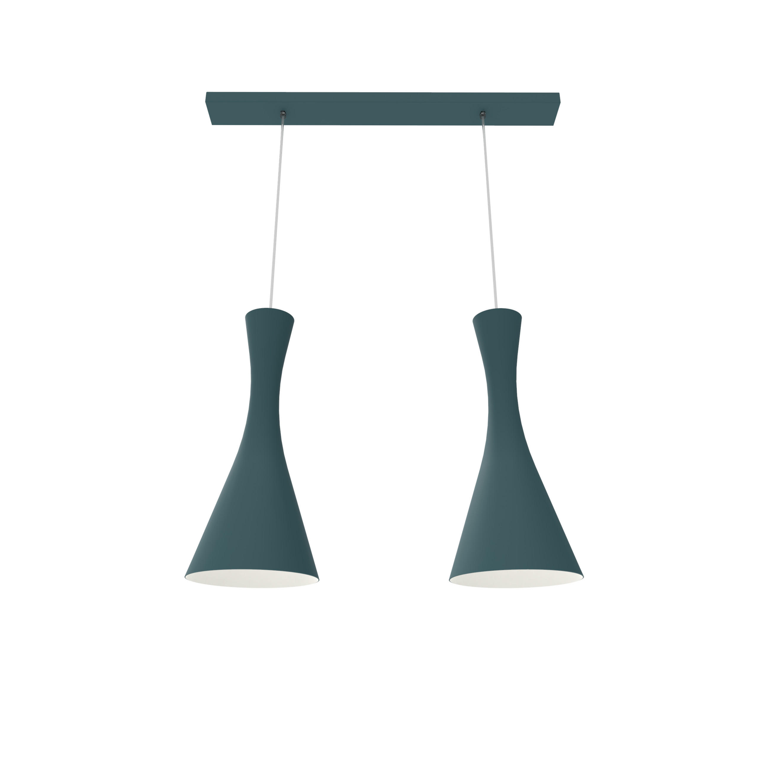 HÄNGELEUCHTE - Blau, Metall (20/70/120cm) - Lumicom