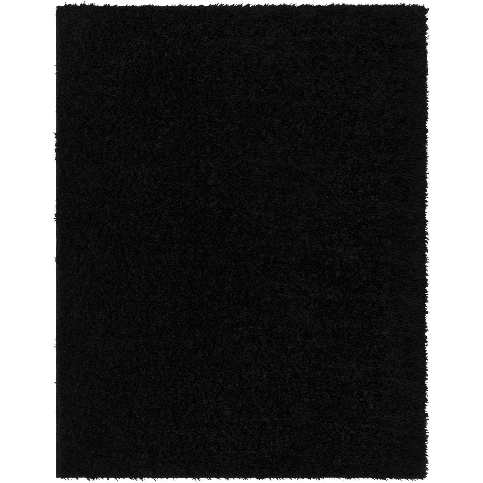 Livabliss Hochflorteppich Schwarz 160x213 cm