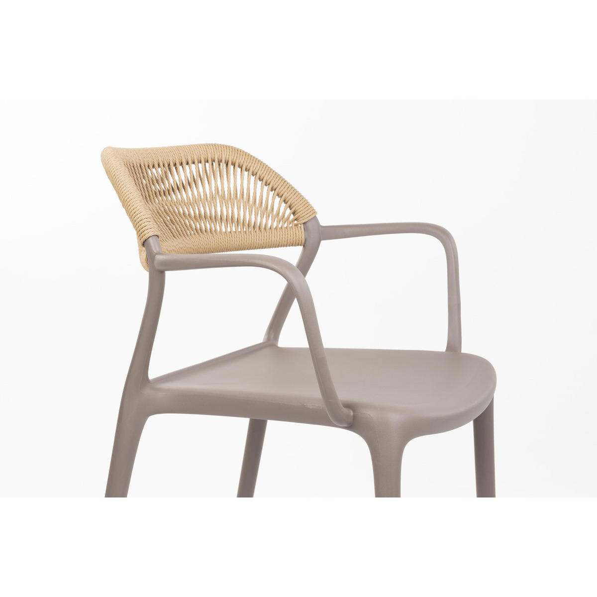 GARTENSTÜHLE Jara - 4 er Set - Taupe, Kunststoff (56/78/52cm) - Housecraft Living