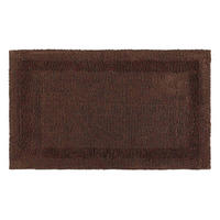 BADEMATTE 70/120 cm, 100% Baumwolle, wendbar - Braun, Textil (70/120cm) - Homescapes
