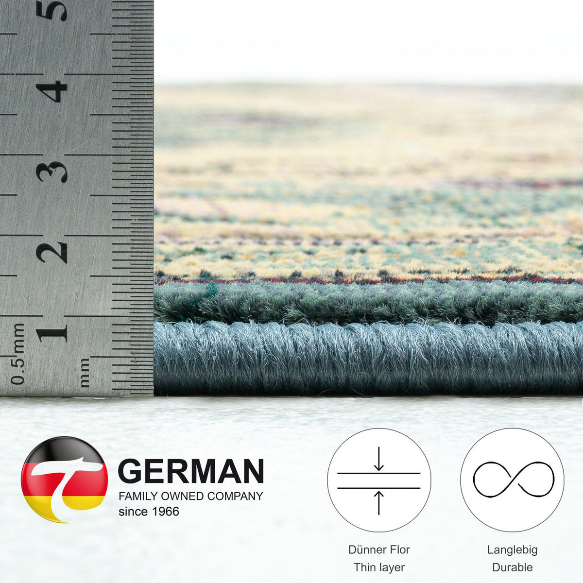WEBTEPPICH Gabiro 72 Bettumrandung 68x570 cm - Multicolor, Textil (68/570cm) - THEKO