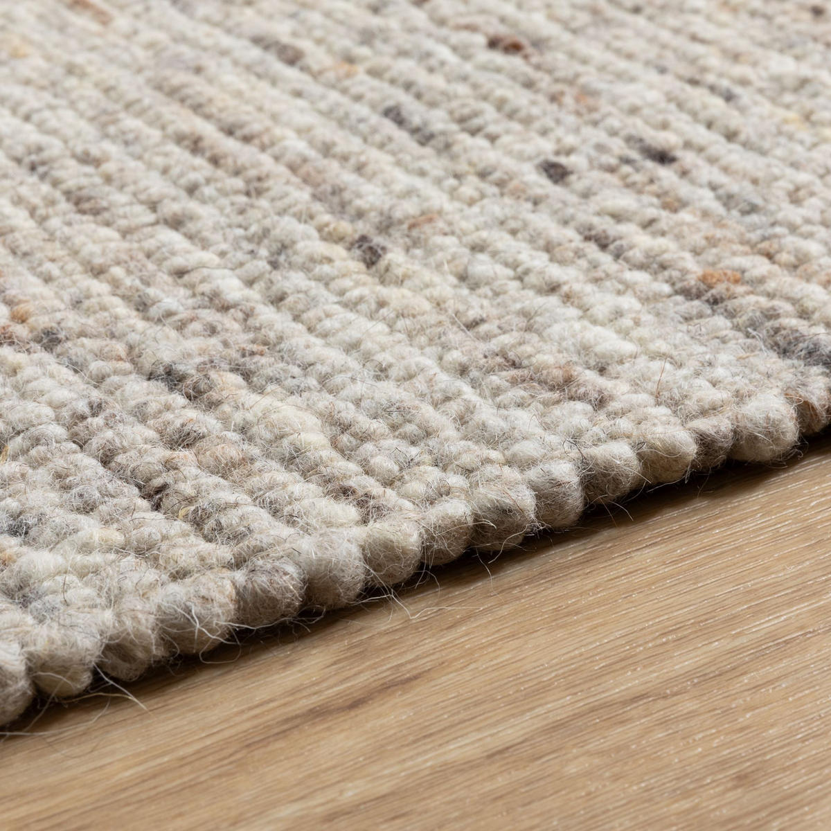 HANDWEBTEPPICH 200/200 cm Landshut exklusiv - Beige, Naturmaterialien (200/290cm) - Steffensmeier