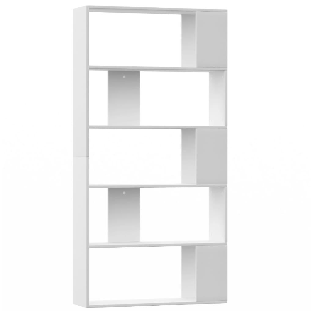 vidaXL Bücherregal Weiß 80x159x24 cm