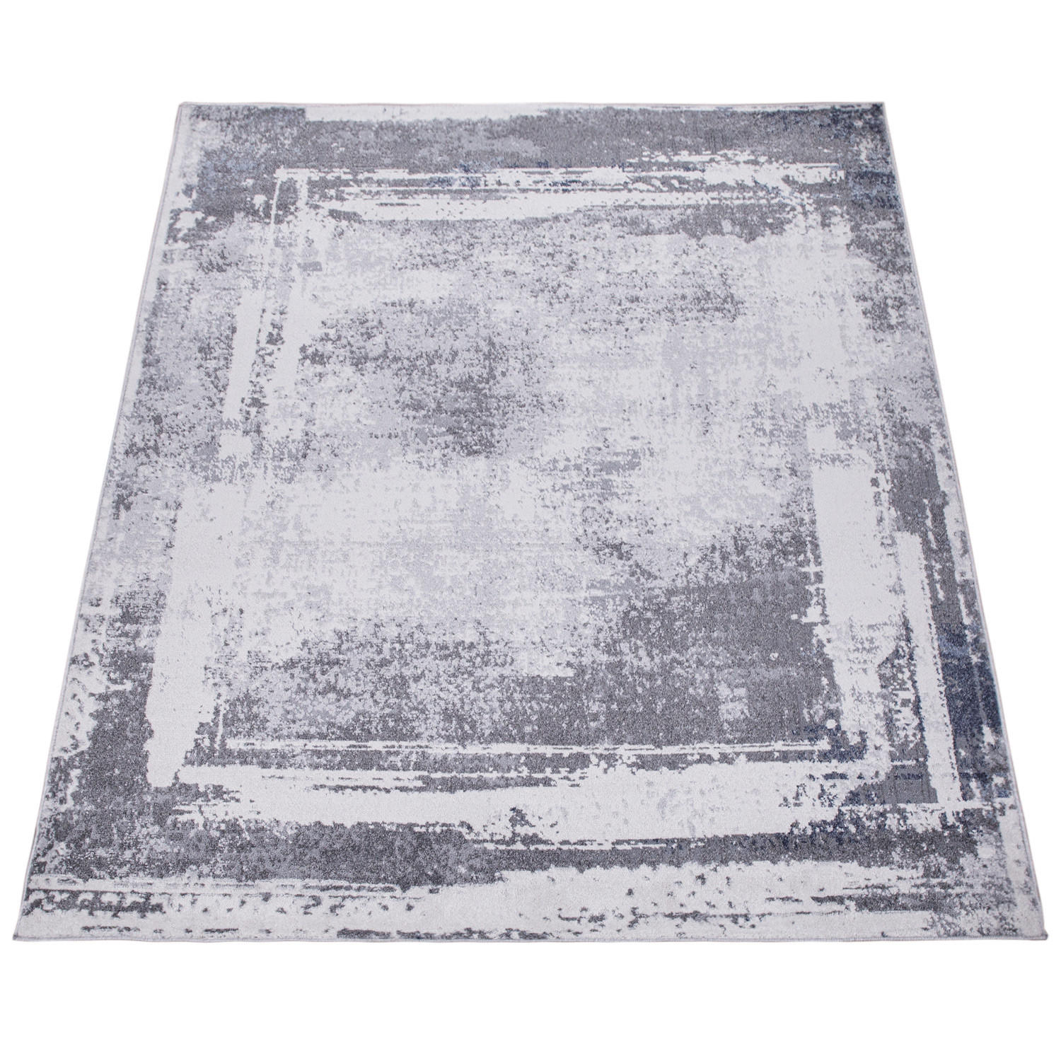 Paco Home Kurzflorteppich Grau 120x160 cm