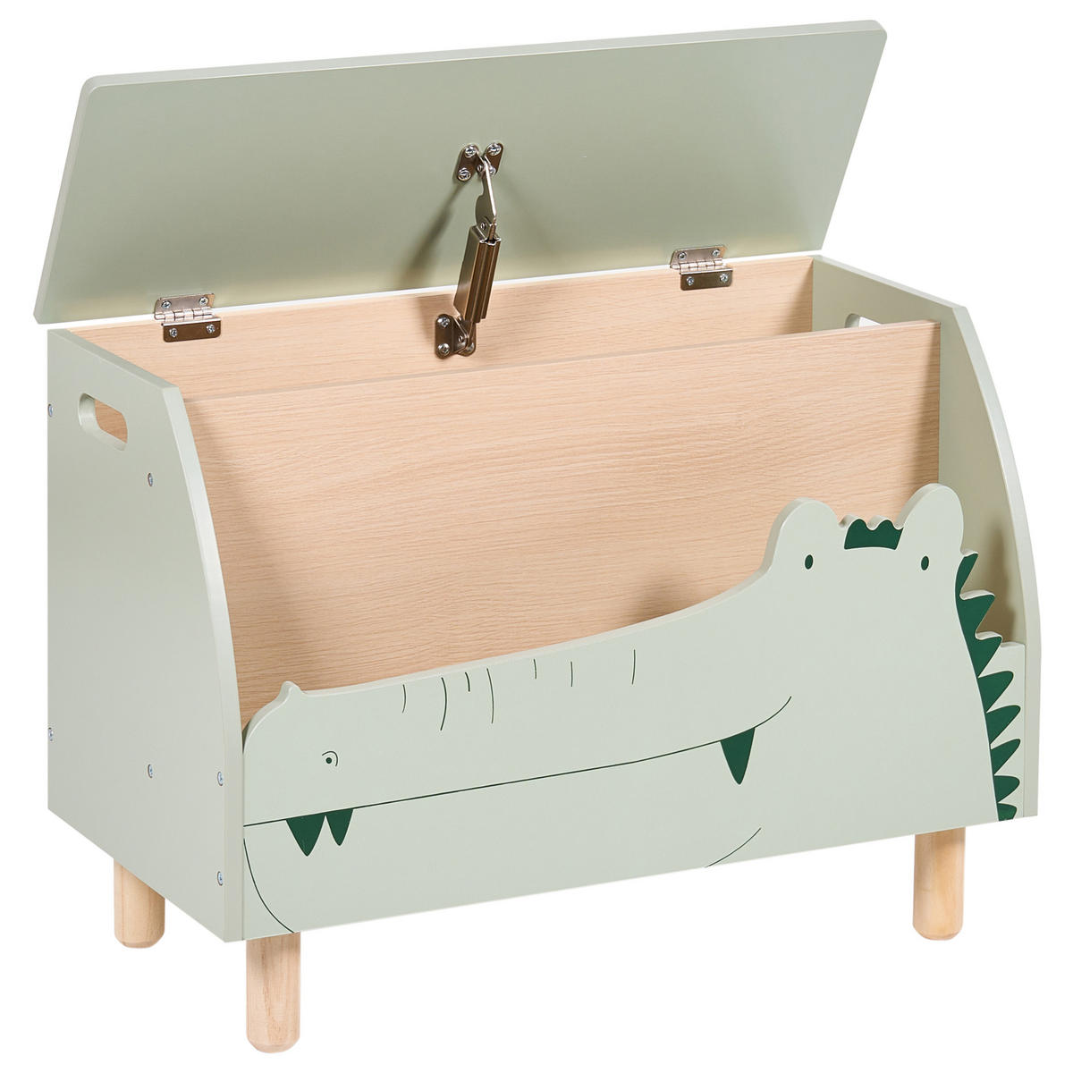 BEDNA NA HRAČKY 44 cm Světle zelená Tilba - světle zelená, kompozitní dřevo (60/44/30cm) - Beliani