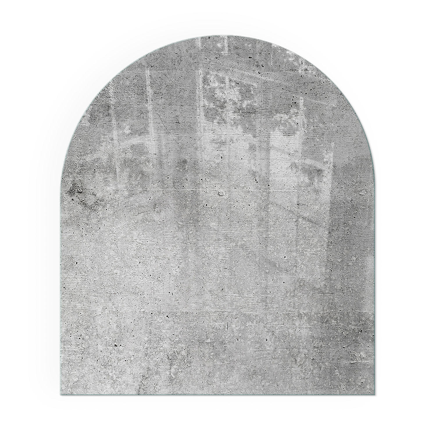 GLASPLATTE für Kamin 80x70 cm - Grau, Glas (80/70/0.4cm) - TULUP