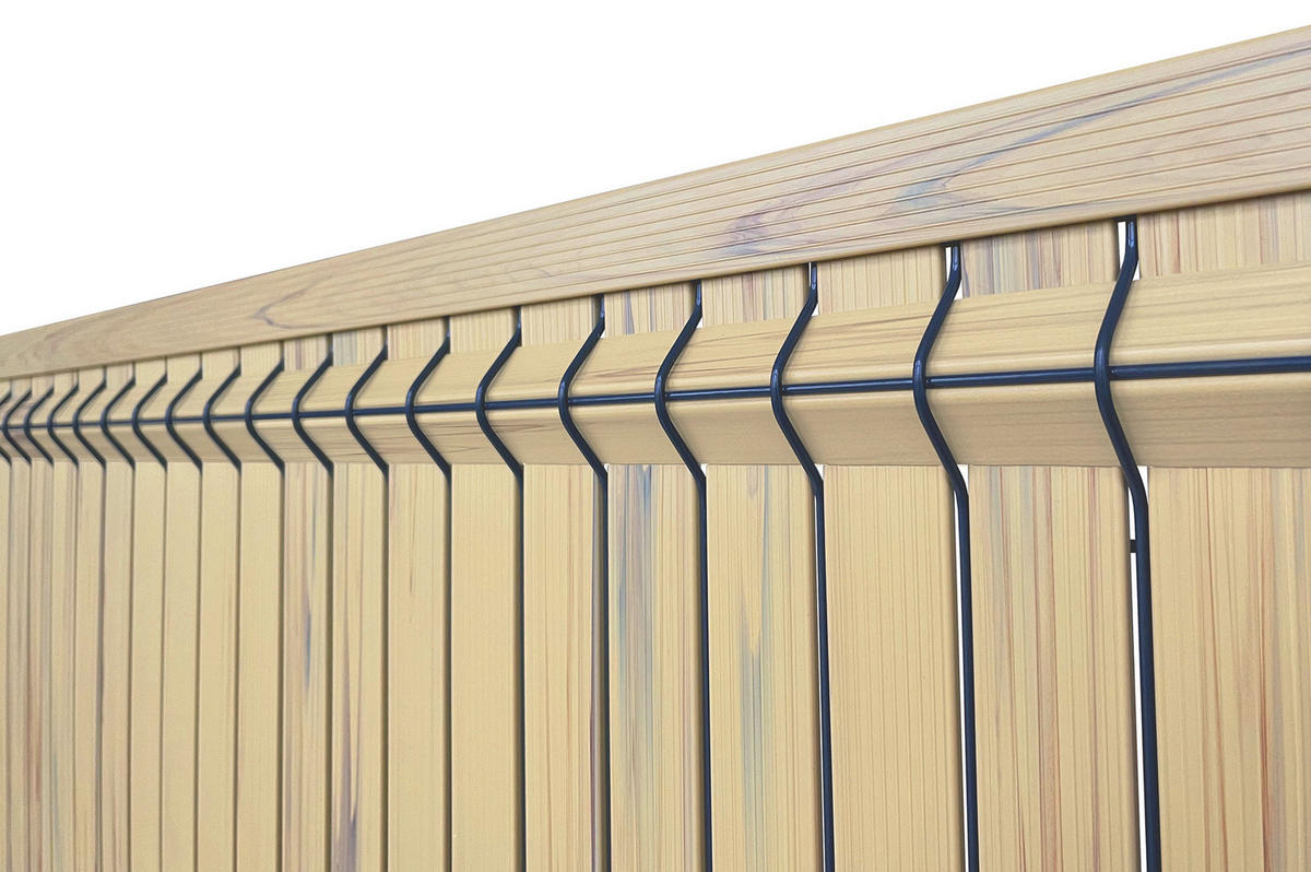 PVC-SICHTSCHUTZLAMELLEN-STEIF-SET Cinto beige 4m H.120cm - Mit clips und Endprofil - Beige, Kunststoff (400/123cm) - Casanoov