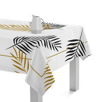 TISCHDECKE foliage 145x250 cm mehrfarbig - Multicolor, Textil (250/145/0.2cm) - Happy Friday