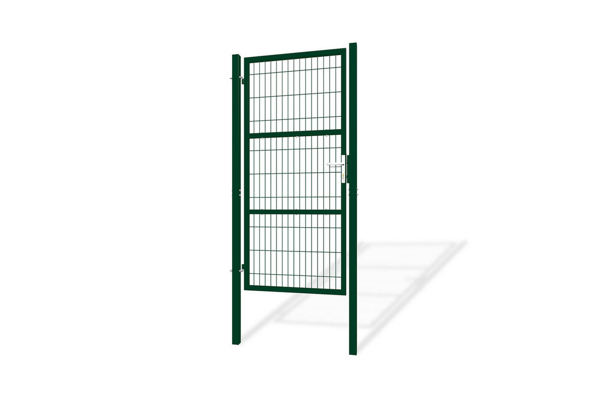 ZAUNTOR Razo grün 1m H.200cm Metall - Grün, Metall (106/206cm) - Casanoov