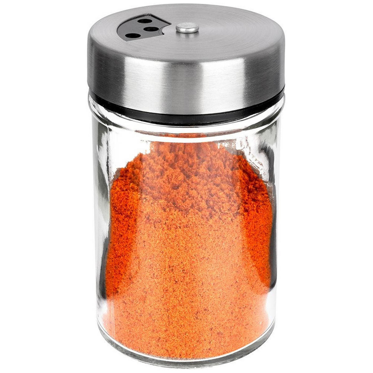 GEWÜRZDOSE Glaskörper/Streusieb 100 ml Transparent - Transparent, Glas (5/8.5/5cm) - Orion 