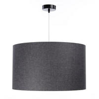 HÄNGELEUCHTE Grau 40/25 cm - Grau/Kupferfarben, Kunststoff (40/0.5/25cm) - ONZENO