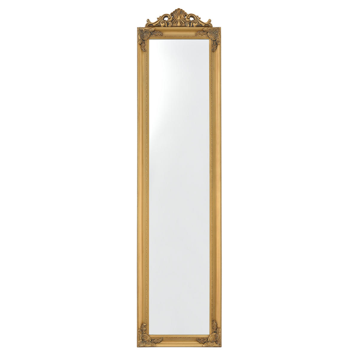 STANDSPIEGEL Arezzo - Goldfarben, Glas/Holz (28.5/160/140cm) - [en.casa]