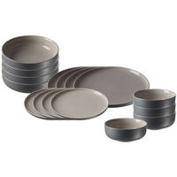 EINSTEIGER-SET Jasper grau 16er Set - Grau, Keramik (1/1/1cm) - Ritzenhoff Breker