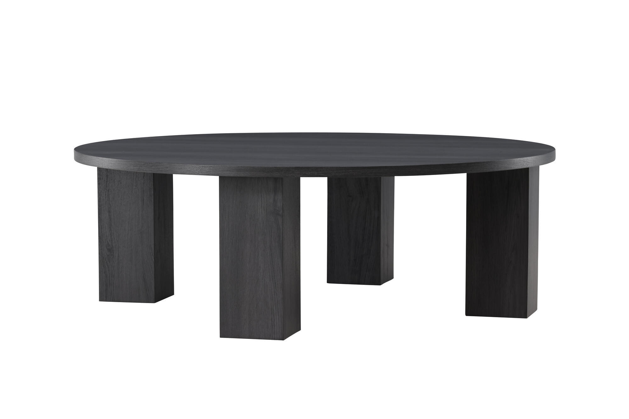 COUCHTISCH JUNO Schwarz 120x120x41 cm - Schwarz, Holzwerkstoff (120/120/41cm) - FURNLUX