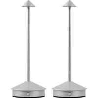 TISCHLEUCHTE USB LED Silber Druckdimmbar - Chromfarben, Metall (11/11/31cm) - Weltevree