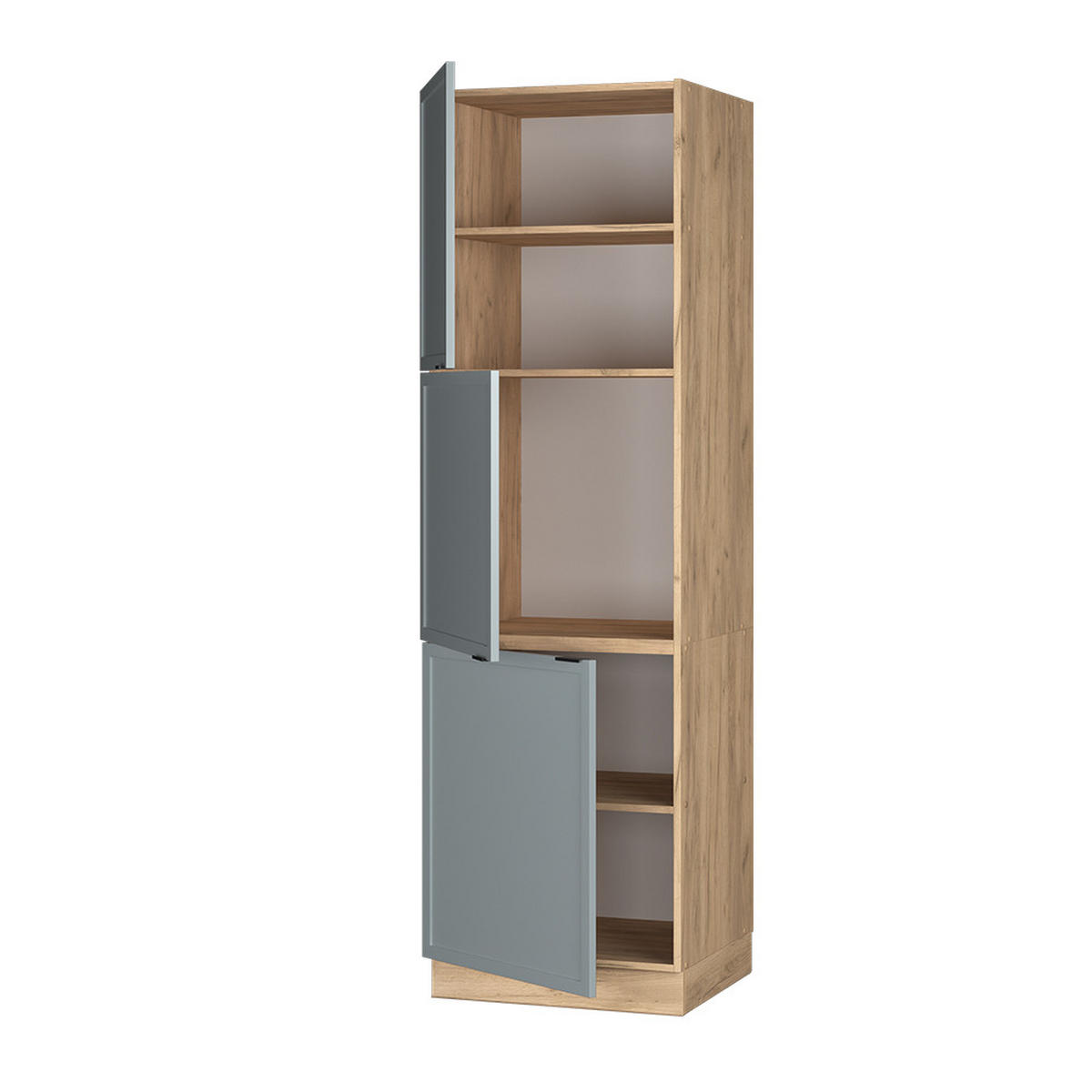 Honigeiche/Hellblau, Holzwerkstoff (60/206.8/58cm) - Vicco