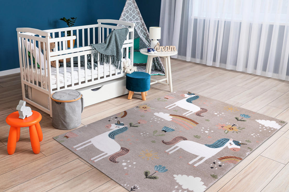TEPPICH Fun 160/220 cm - Beige, Textil (160/220cm) - rugsX
