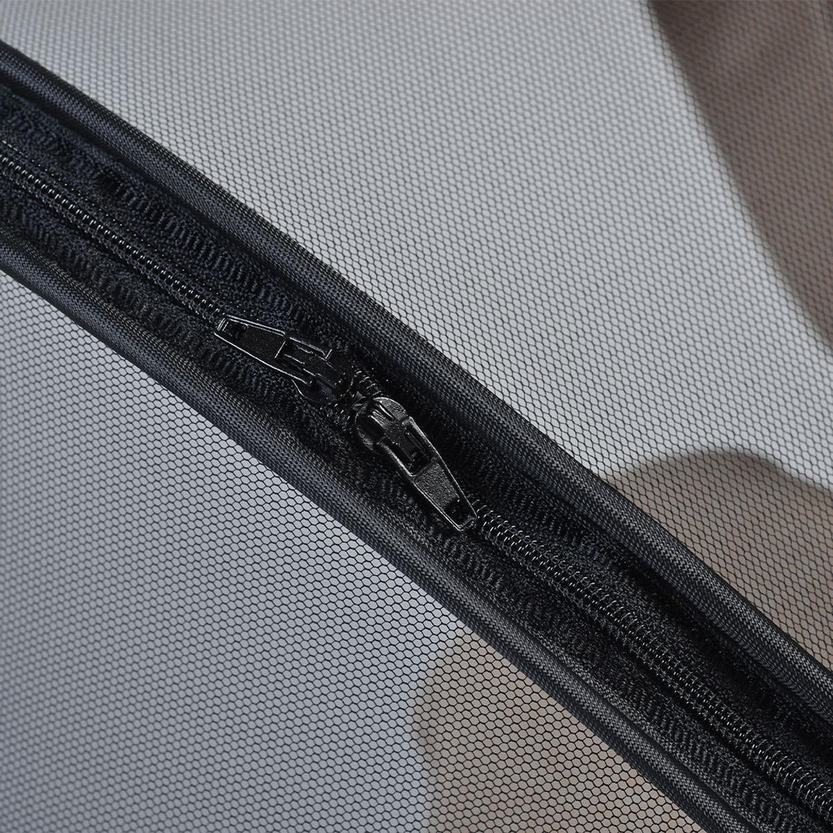 MOSKITONETZ Universal schwarz universell für Einsitzer-Kinderwagen, einfacher Zugang zum Kind - Schwarz, Textil - Cangaroo