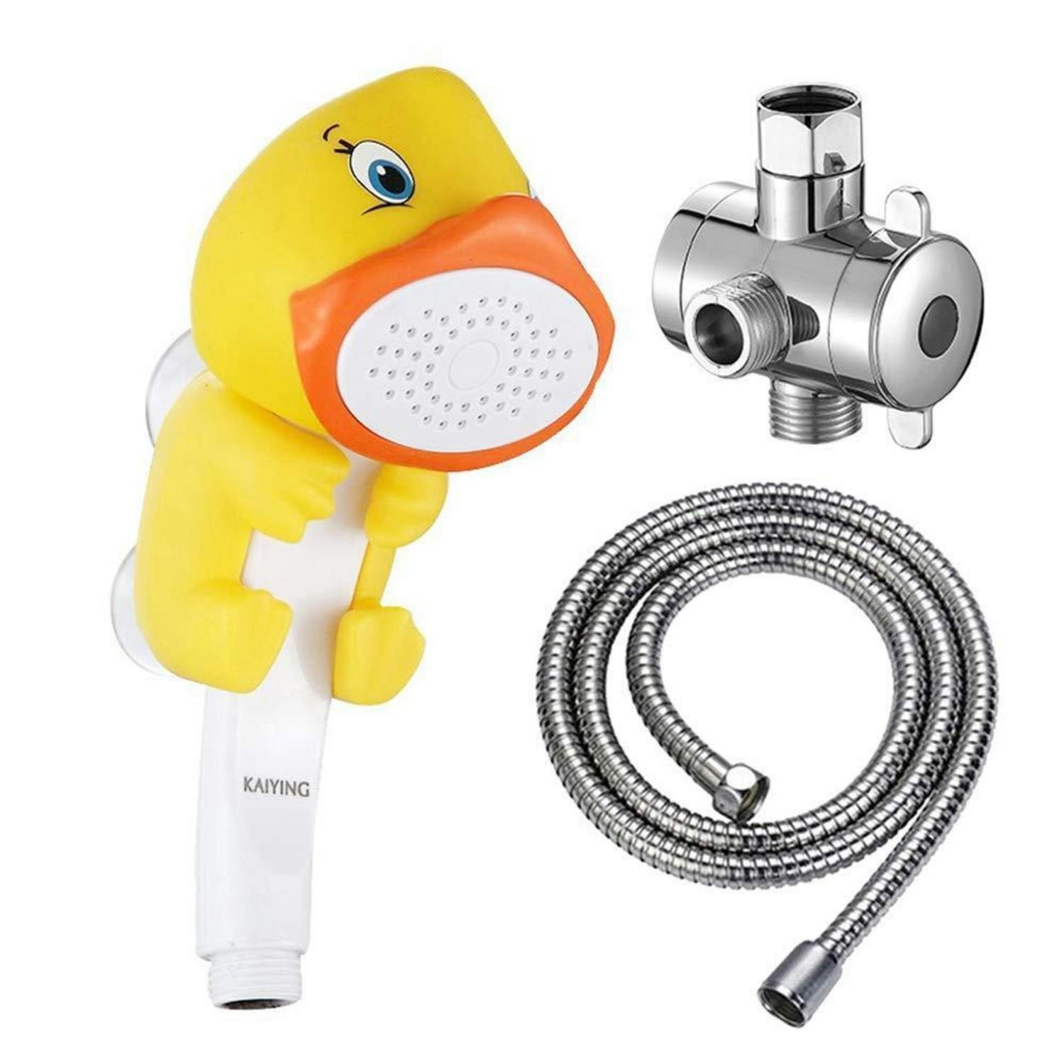 DUSCHKOPF Set Ente Gelb 3-teilig - Gelb, Kunststoff (9/9/21cm)