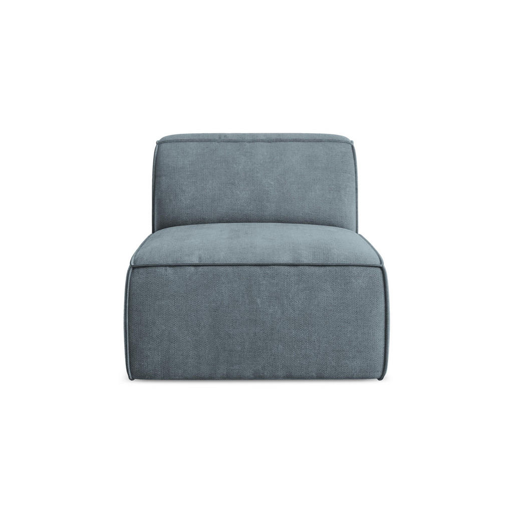 Thumbnail - Makamii Sofaelement, Pastellblau, Textil, 1-Sitzer, 80x70x102 cm, Hergestellt in Europa, Oeko-Tex®, Wohnzimmer, Sofas & ...