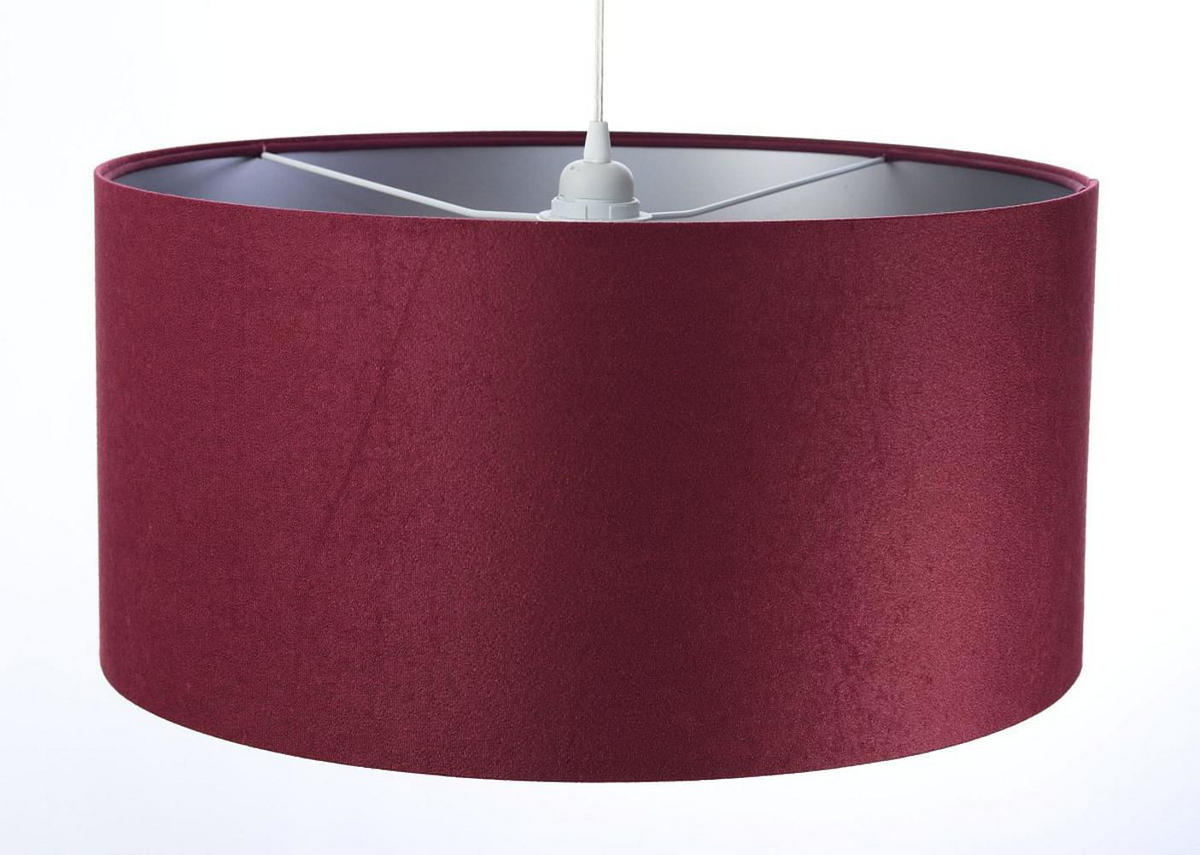 HÄNGELEUCHTE Lila 40/20 cm - Silberfarben/Lila, Kunststoff (40/0.6/20cm) - ONZENO