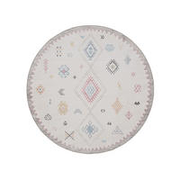 VINTAGE-TEPPICH George waschbar ø 160 cm rund - Multicolor, Kunststoff (160/160cm) - benuta