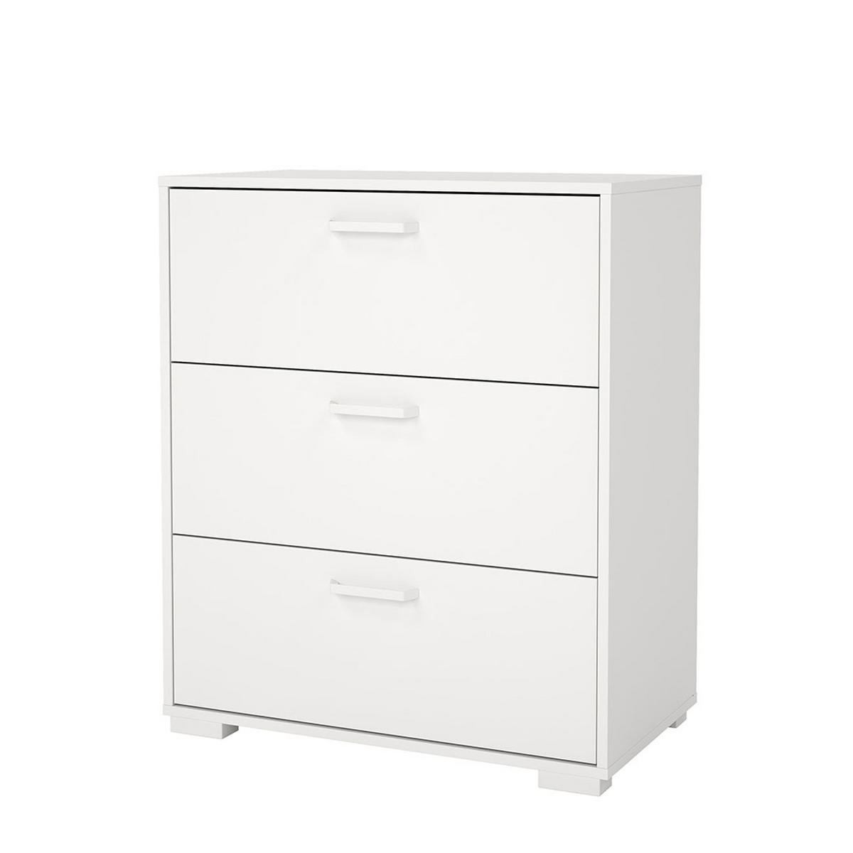 KOMMODE, Sofia, Weiß, Holzwerkstoff, 71 x 40 x 83 cm - Weiß, Holzwerkstoff (71/83/40cm) - ebuy24